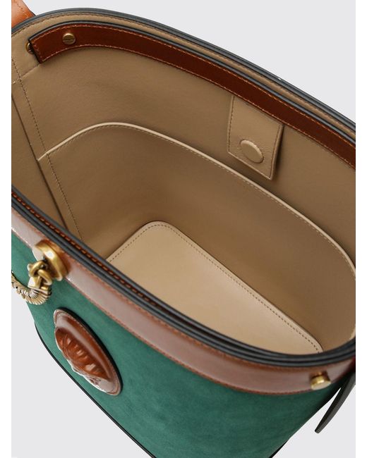 Borsa A Secchiello Pivot di Versace in Blue