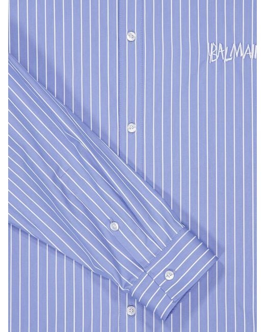 Balmain Blue Shirt for men