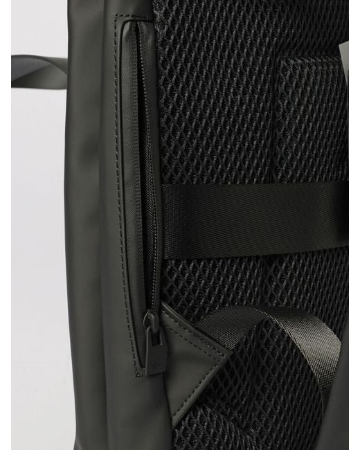 Rains Black Waterproof 2 Way Backpack