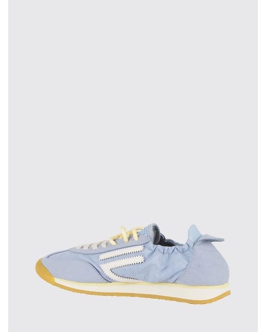 PURAAI Blue 6.02 Panther Vegan Leather And Fabric Sneakers