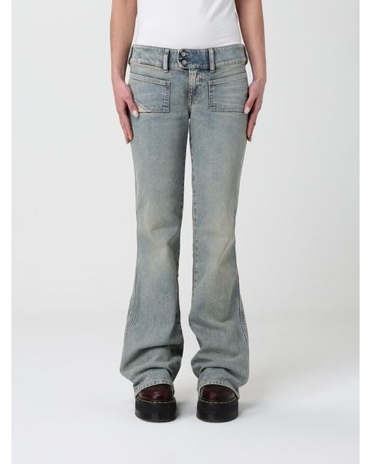 DIESEL Blue D-Hush Flared Jeans