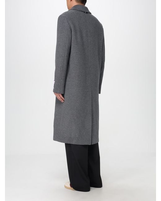 MSGM Gray Coat for men