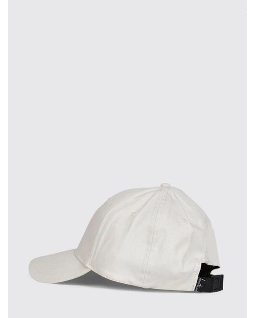 Cappello Da Baseball di Stone Island in White da Uomo