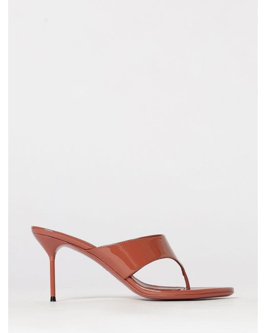 Paris Texas Pink Lidia Patent Leather Mules