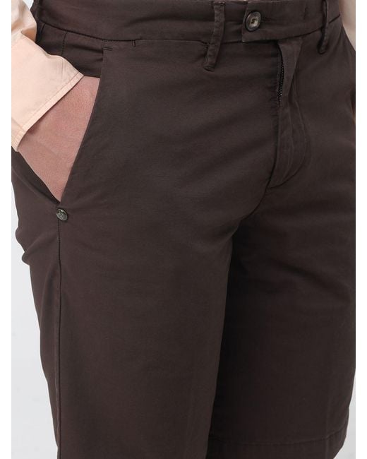 Re-hash Gray Bernini Linen Cotton Shorts for men