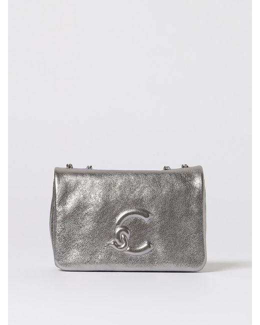Coccinelle Gray Dulse Leather Bag