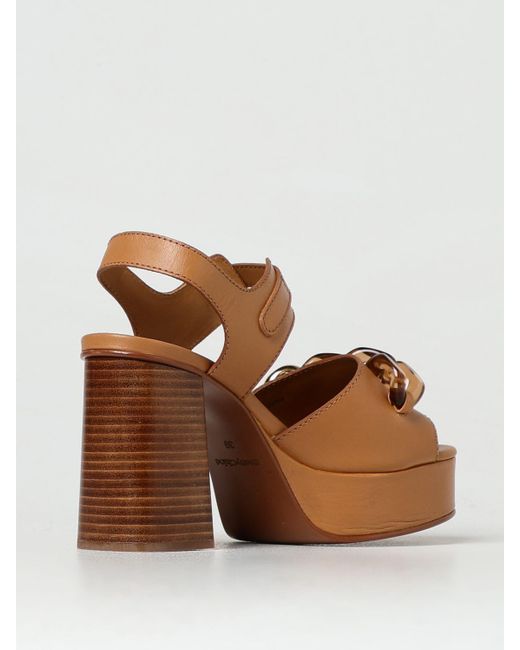 See By Chloé Brown Heeled Sandals See By Chloé