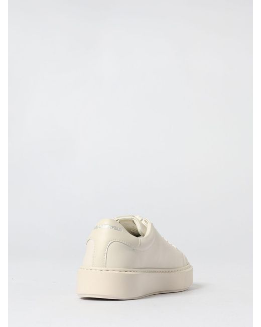 Karl Lagerfeld Natural Synthetic Leather Sneakers for men