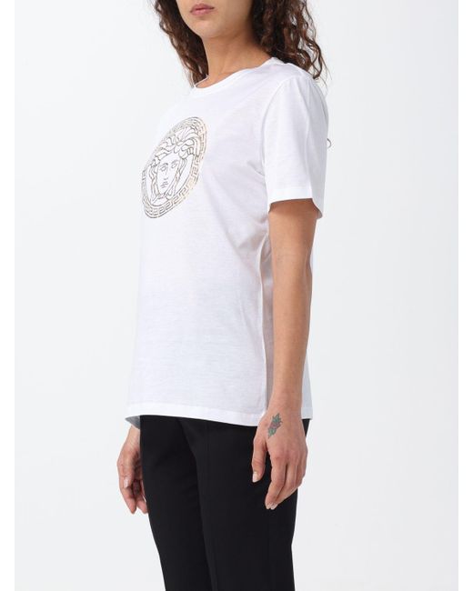 T-shirt Medusa di Versace in White