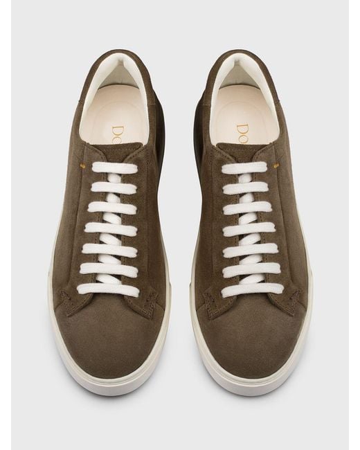 Doucal's Brown Suede Sneakers for men