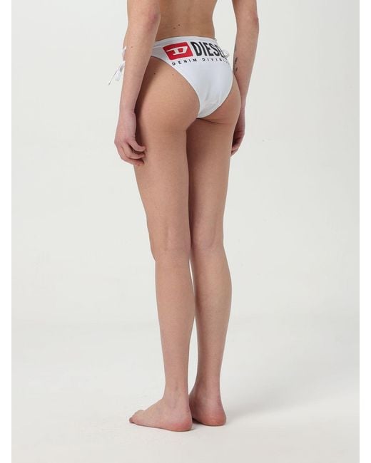 DIESEL White Bikini Bottom