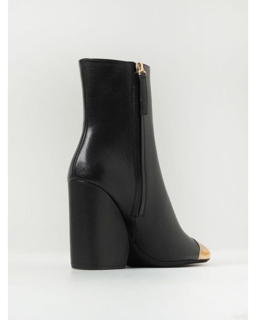 N°21 Black Leather Ankle Boots