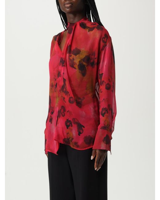 Camisa Mujer Victoria Beckham de color Red