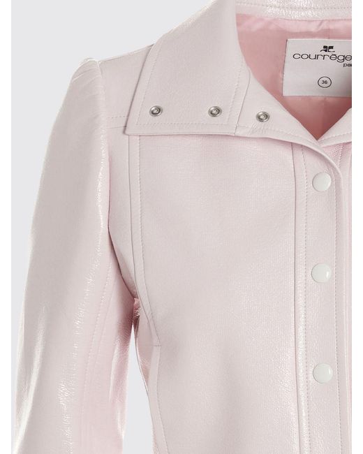 Courreges Blue Courr&Egrave	Ges Patent Leather Jacket