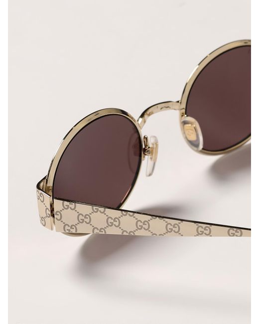 Gucci Natural Gg1854S Metal Sunglasses