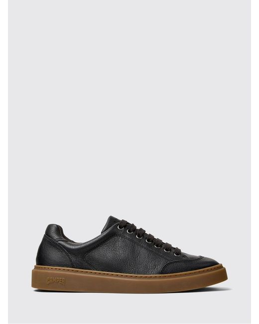 Camper Black Runner Twentyfive Leather Sneakers for men