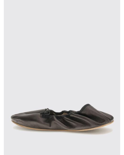 The Row White Ballet Flats