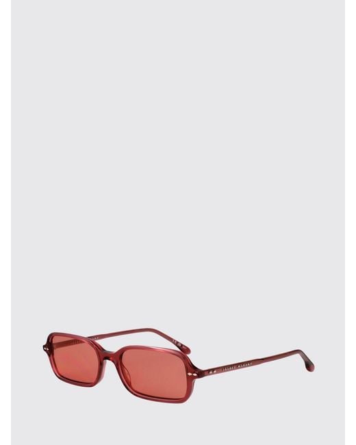 Isabel Marant Red Acetate Sunglasses