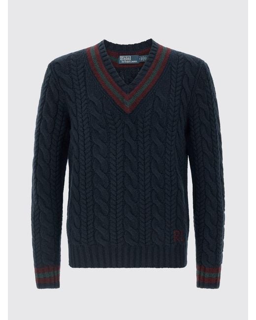 Cardigan Homme Polo Ralph Lauren pour homme en coloris Blue