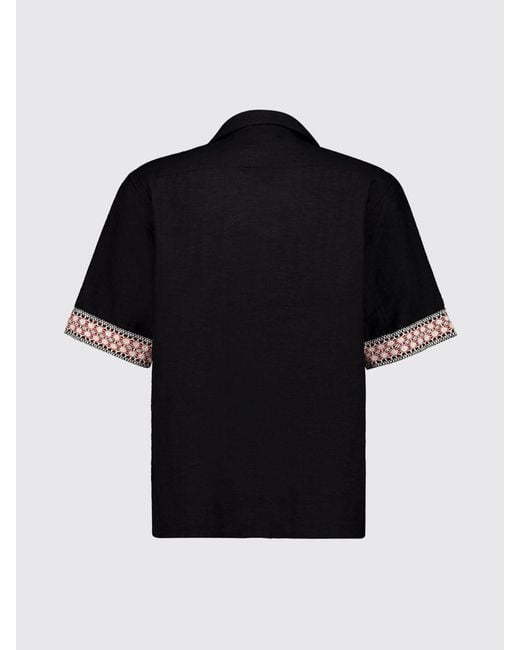 Camicia di Commas in Black da Uomo