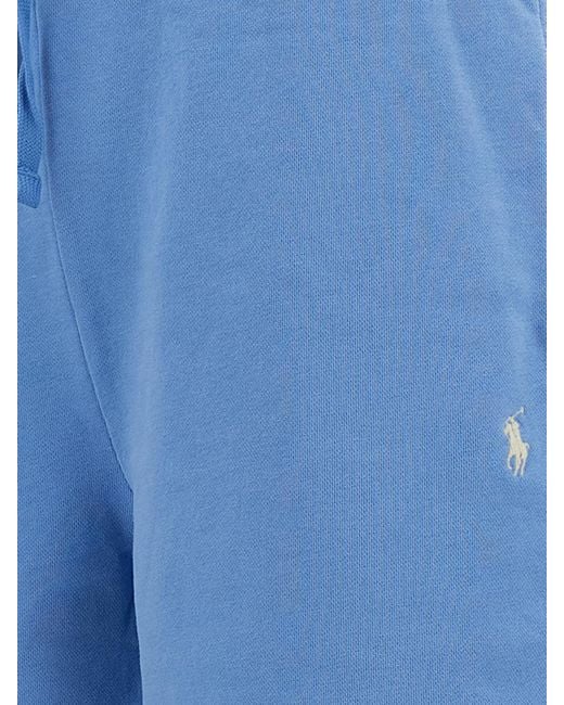 Polo Ralph Lauren Blue Cotton Shorts for men
