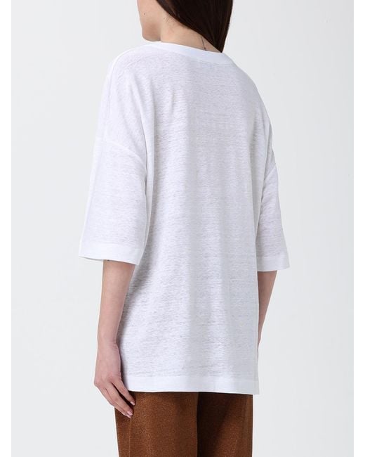 Kangra White Linen Knitwear