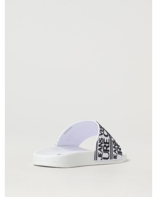 Versace Jeans Couture White Sandals for men