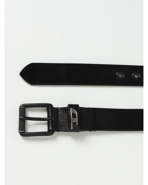 DIESEL Black Belt for men