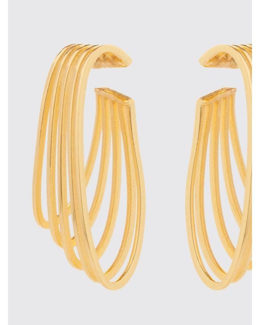 FEDERICA TOSI Metallic La Cage Plated Bronze Ear Cuff