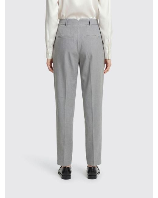 Remain Gray Slim Fit Viscose Blend Trousers