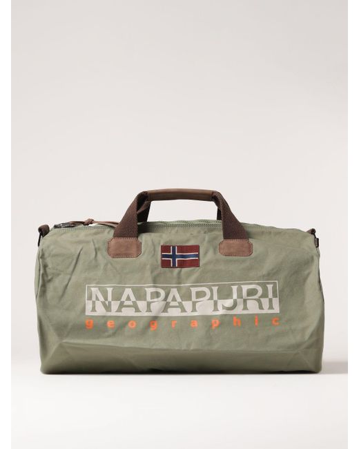 Napapijri Green Travel Bag for men