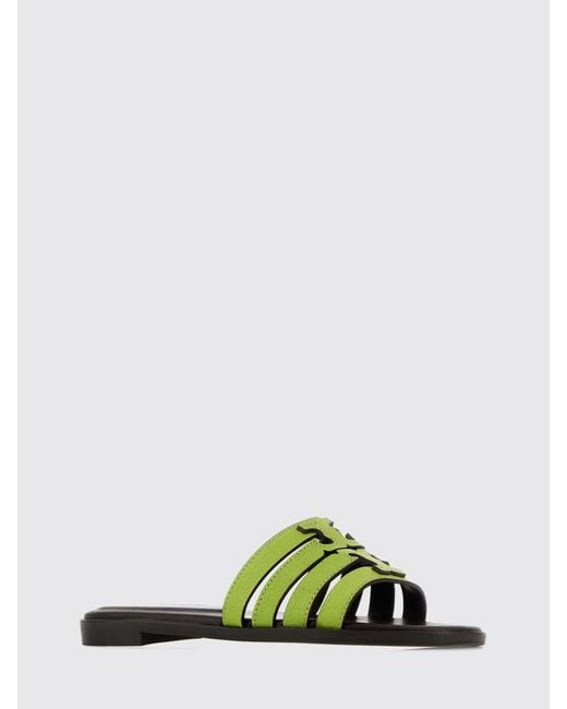 Tory Burch Green Heeled Sandal