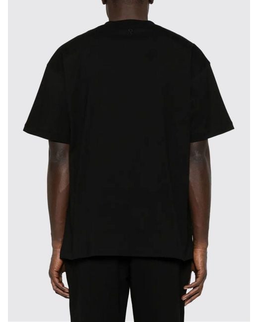 Represent Black Basic Cotton T-Shirt for men