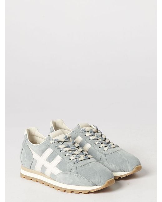 Hogan White 86Er Suede Sneakers