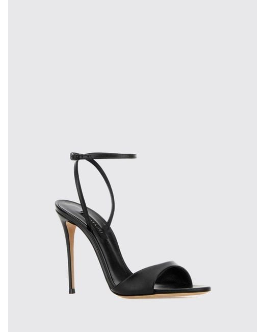 Casadei White Minorca Leather Stiletto Heel Sandals With Ankle Strap