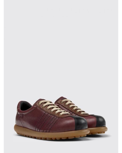 Camper Purple Pelotas Vegetable-Tanned Leather Sneakers