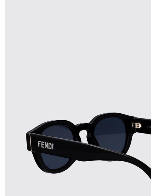 Fendi White Signature Acetate Sunglasses for men