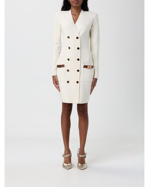 Elisabetta Franchi White Dress