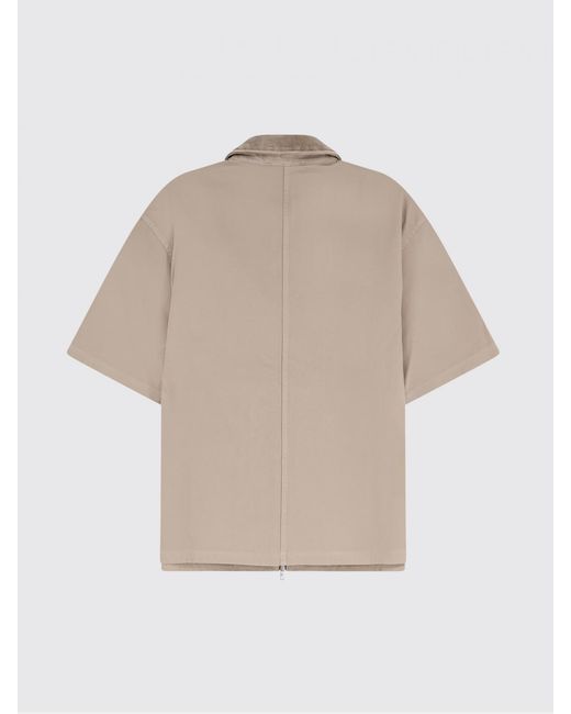 Represent Natural Zip Cotton Shirt for men