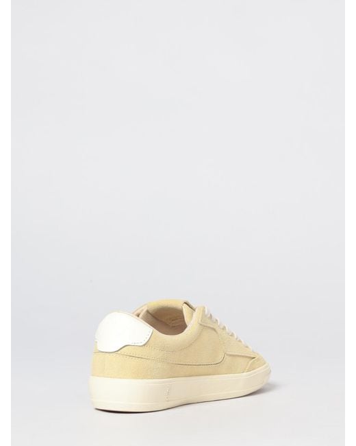 Autry Natural Windscape Leather And Suede Low-Top Sneakers With Carved Logo