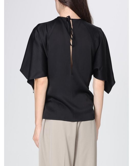 Stella McCartney Black Crewneck Blouse