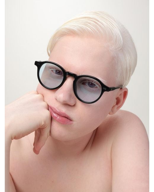 Moscot Blue Sunglasses for men