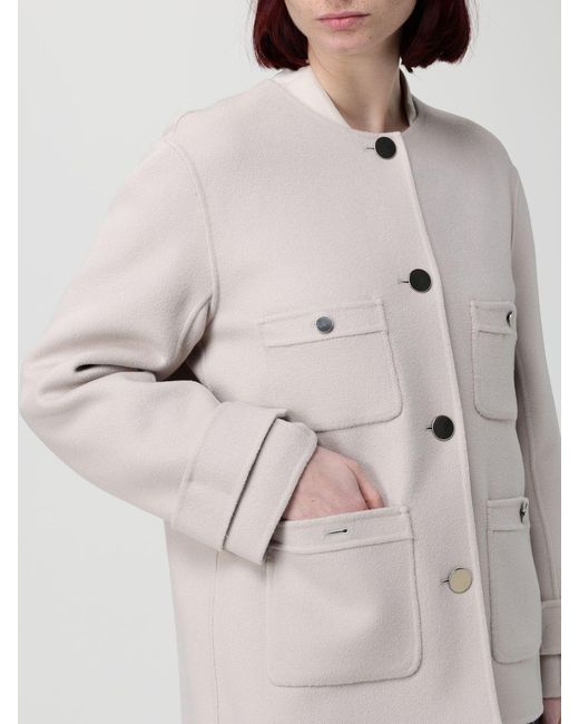 Max Mara Natural Virgin Wool Coat