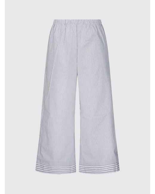 By Malene Birger Black Organic Cotton Wide-Leg Pants