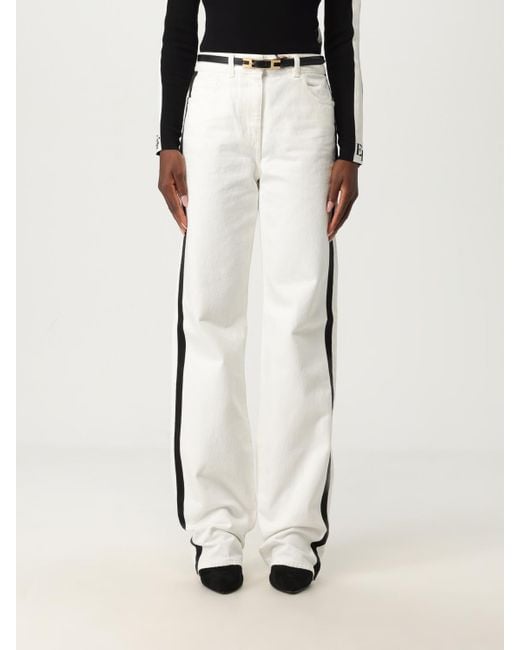 Vaquero Mujer Elisabetta Franchi de color White