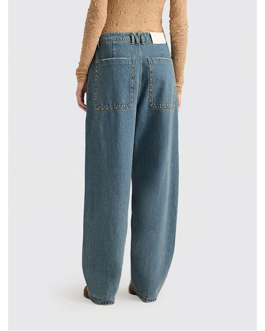 Momoní Blue Momon&Igrave Trousers