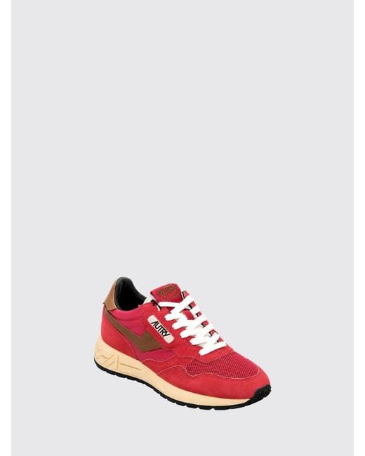 Autry Red Reelwind Low-Top Trainers
