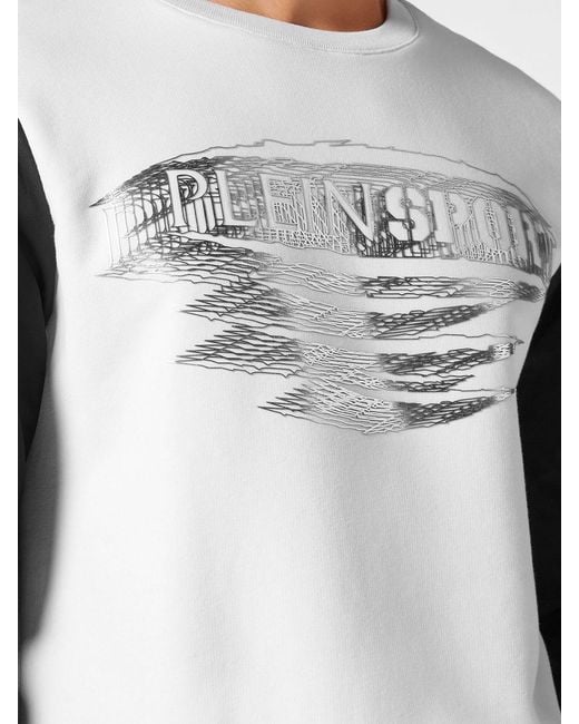 Philipp Plein White Sweatshirt for men