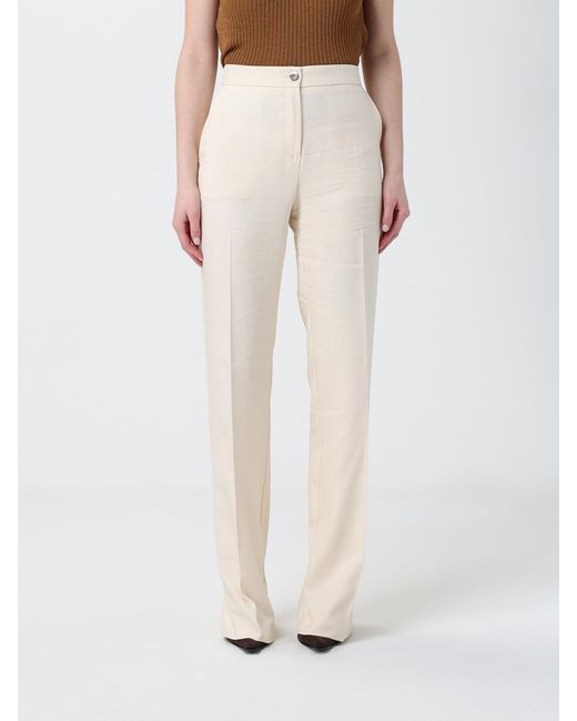 Pinko White Flared Trousers