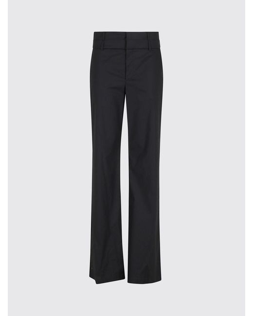 FEDERICA TOSI Black Crêpe Flared Trousers